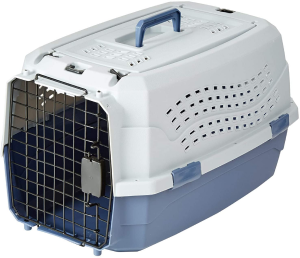 AmazonBasics Two-Door Top-Load Hard-Sided Pet Travel Carrier