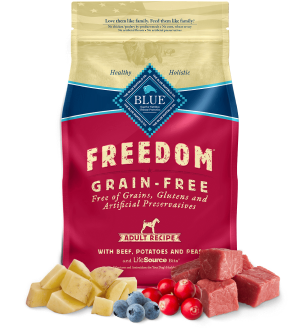 BLUE Freedom Grain-Free Beef Recipe for Adult Dogs