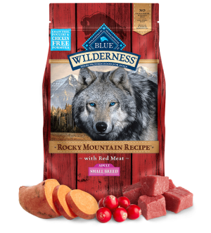 Blue Buffalo Wilderness Rocky Mountain Recipe with Red Meat for Small Breeds