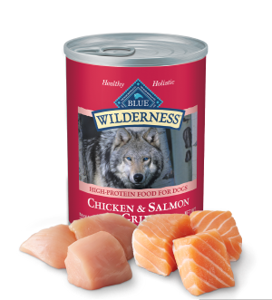 Blue Buffalo Wilderness Salmon & Chicken Grill Grain-Free Canned Dog Food