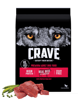 Crave High Protein Beef Adult Grain-Free Dry Dog Food