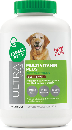 GNC Pets Ultra Mega Multivitamin Plus Senior