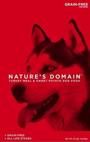 Kirkland Signature Nature’s Domain Turkey Meal and Sweet Potato Dog Food