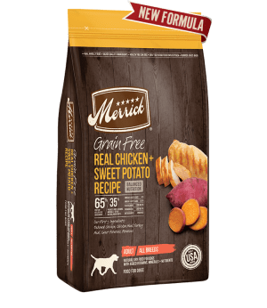 Merrick Grain Free Dry Dog Food Real Chicken & Sweet Potato Recipe