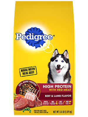 Pedigree High Protein Beef & Lamb Flavor