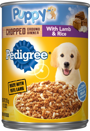 Pedigree Puppy Chopped Ground Dinner With Lamb & Rice Canned Dog Food