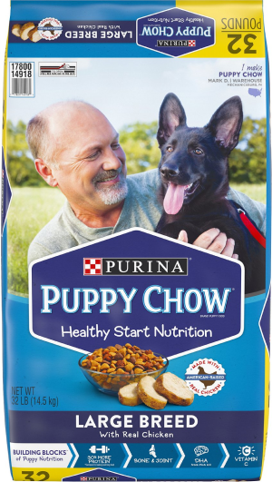 Purina Puppy Chow Large Breed with Real Chicken