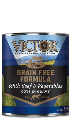 VICTOR Beef & Vegetables Stew Cuts in Gravy Grain-Free Canned Dog Food