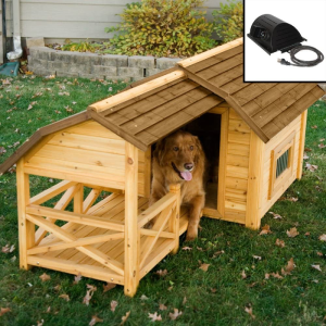 Wooden Barn Dog House for Large & Extra Large Dogs